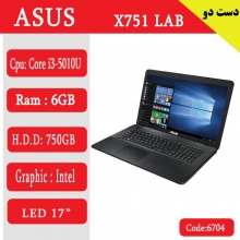 لپ تاپ Asus x751 lab کد 6704