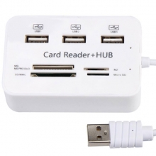 هاب USB3.0/3.1+ کارت ریدر کد 5784